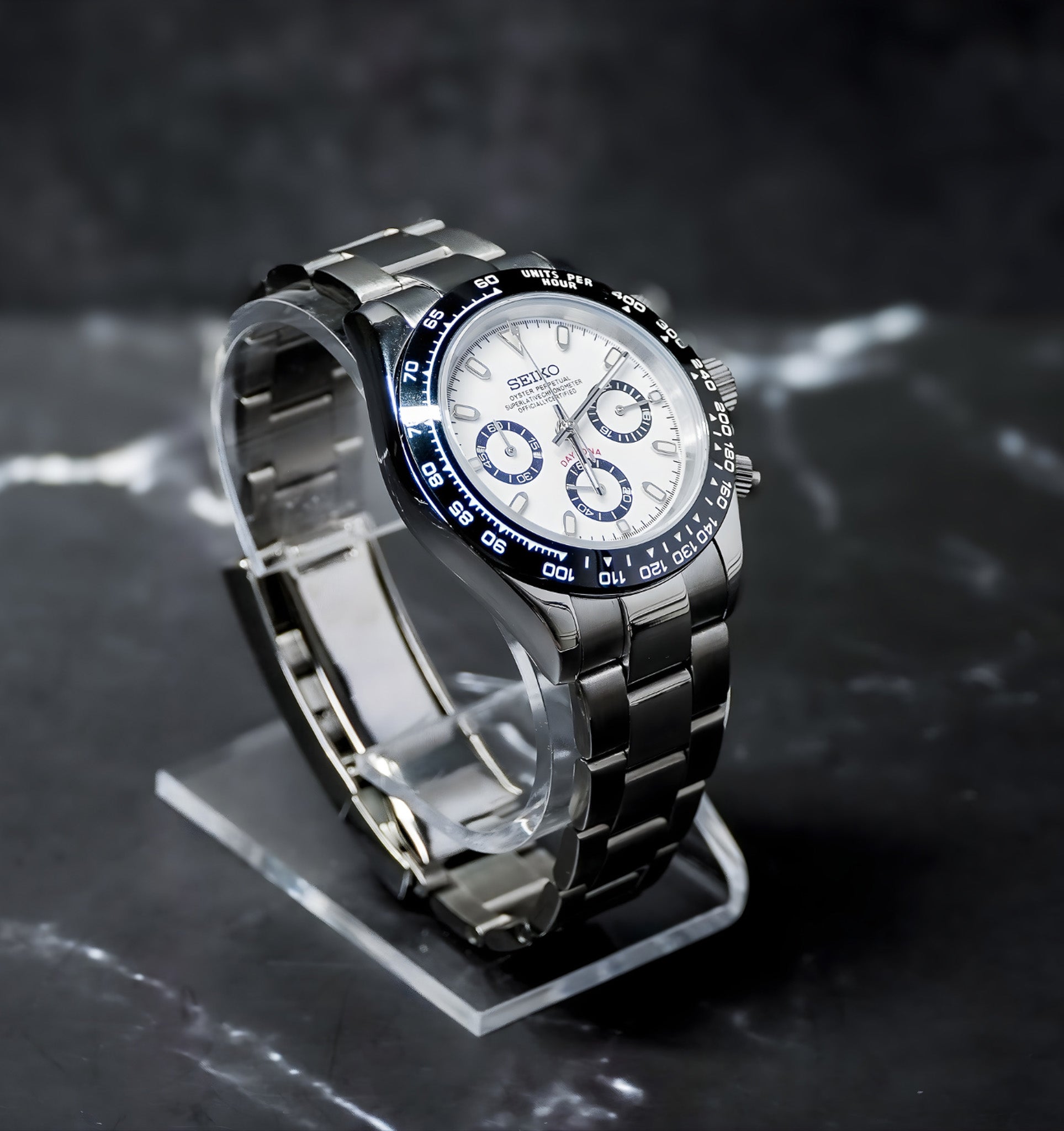 Seiko Mod Daytona Panda