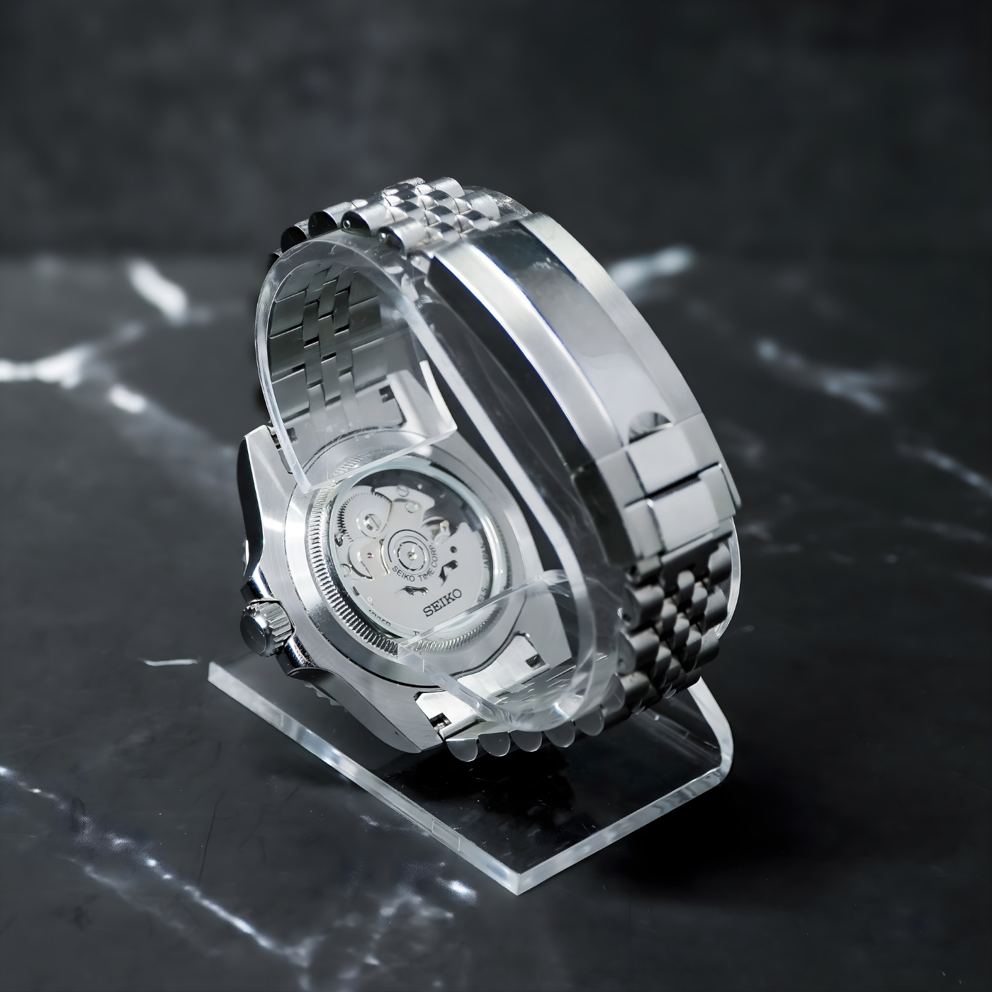 Seiko Mod GMT Bruce Wayne