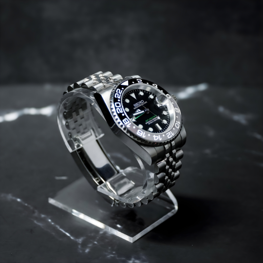 Seiko Mod GMT Bruce Wayne