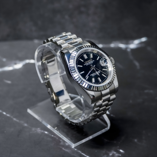 Seiko Mod Datejust Classic Black