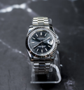 Seiko Mod Datejust Classic Black
