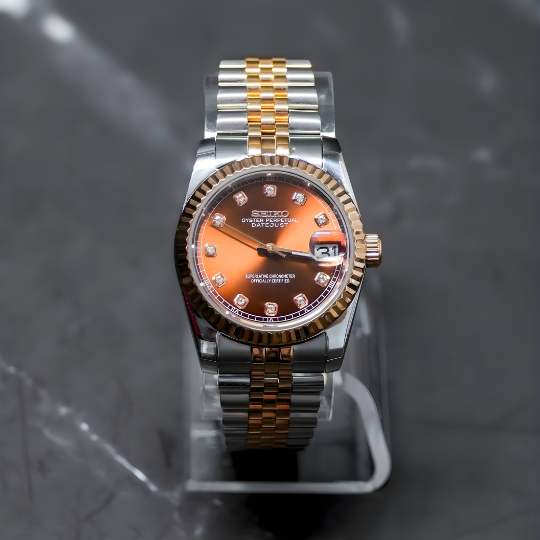 Seiko Mod Datejust Twotone Gem