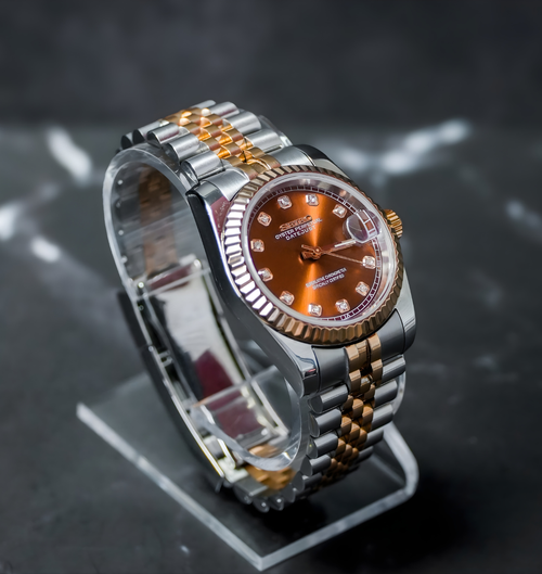 Seiko Mod Datejust Twotone Gem