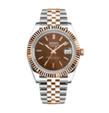 Seiko Mod Datejust Twotone Chocolate