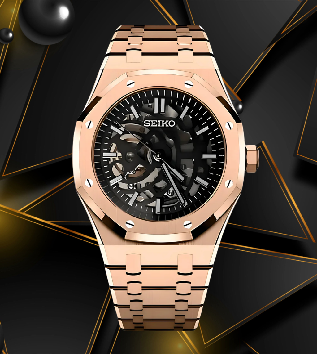 Seiko Mod Royal Oak RG Skeleton